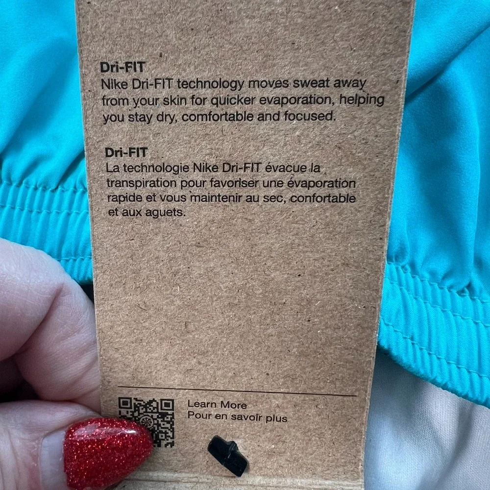 Nike Kids Shorts XS  Dri-Fit Green Standard Fit Running Athletic NWT Retail $25 - Picture 12 of 12